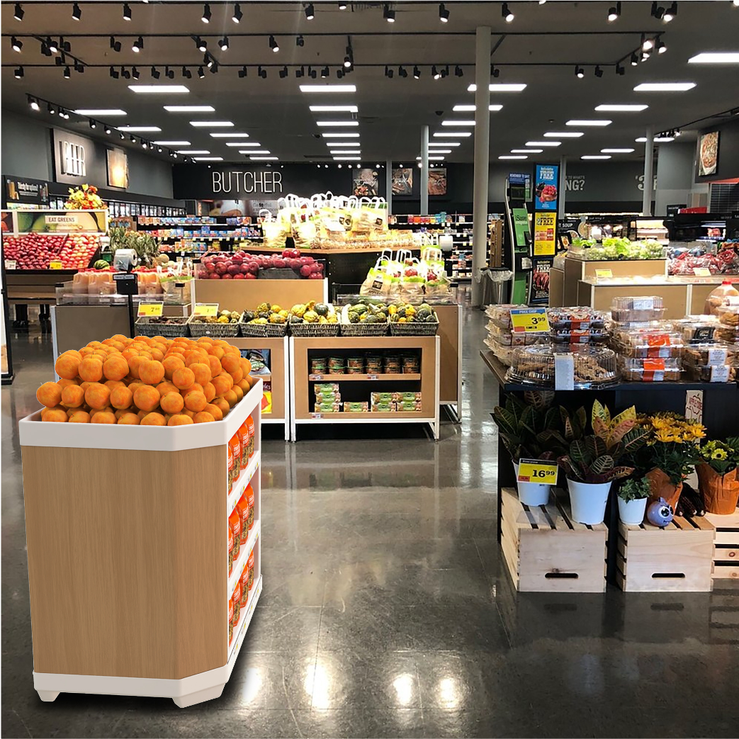 Cross Merchandising Half Bin