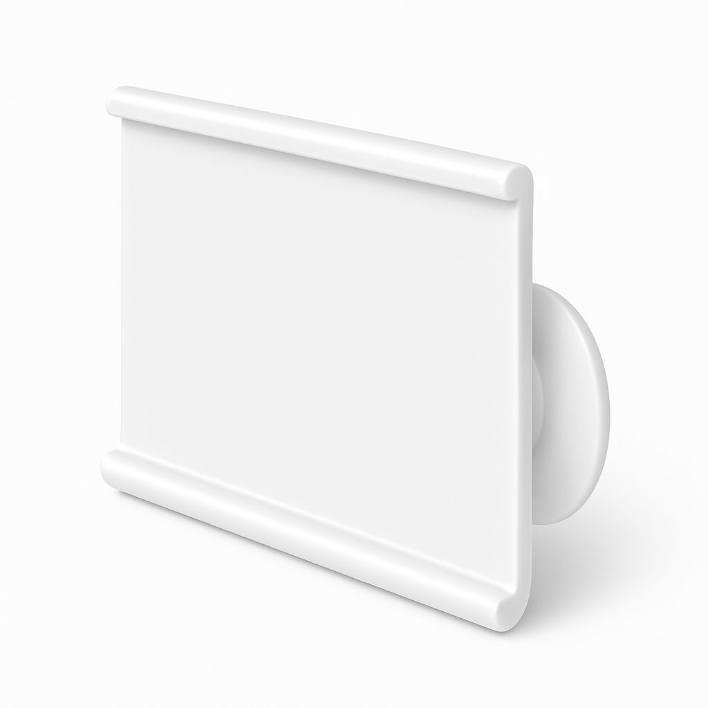CLIPS SECURELY INTO CHANNEL