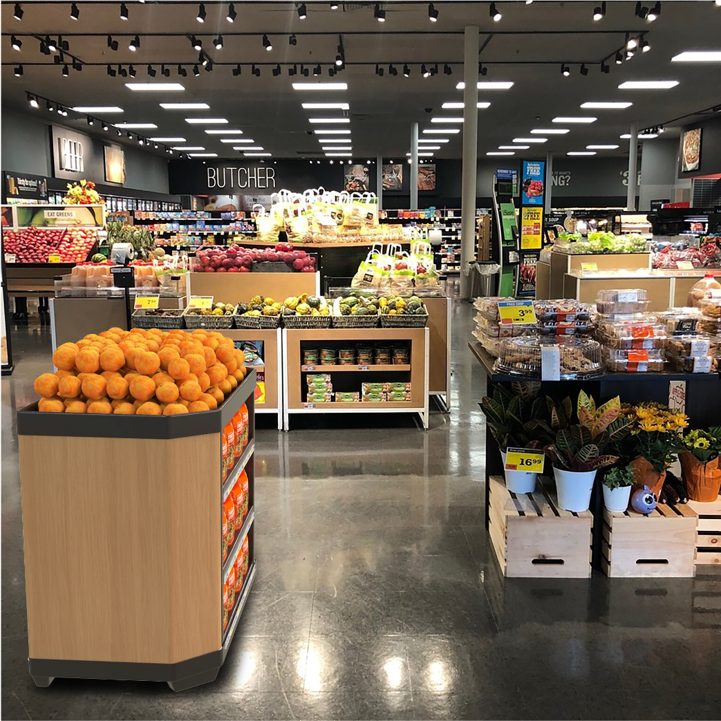 Cross Merchandising Half Bin